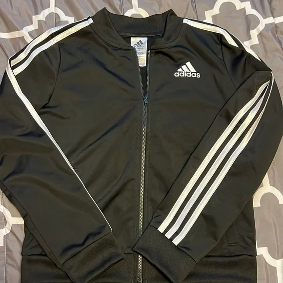 Adidas Black and White Jacket - Picture 1 of 3